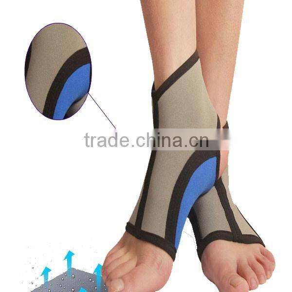 hot new products for 2016 aofeite sport open heel protective neoprene waterproof ankle support shoes