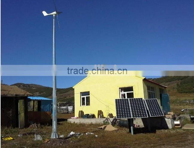 400w 24v well use wind turbine with wind solar hybrid controller