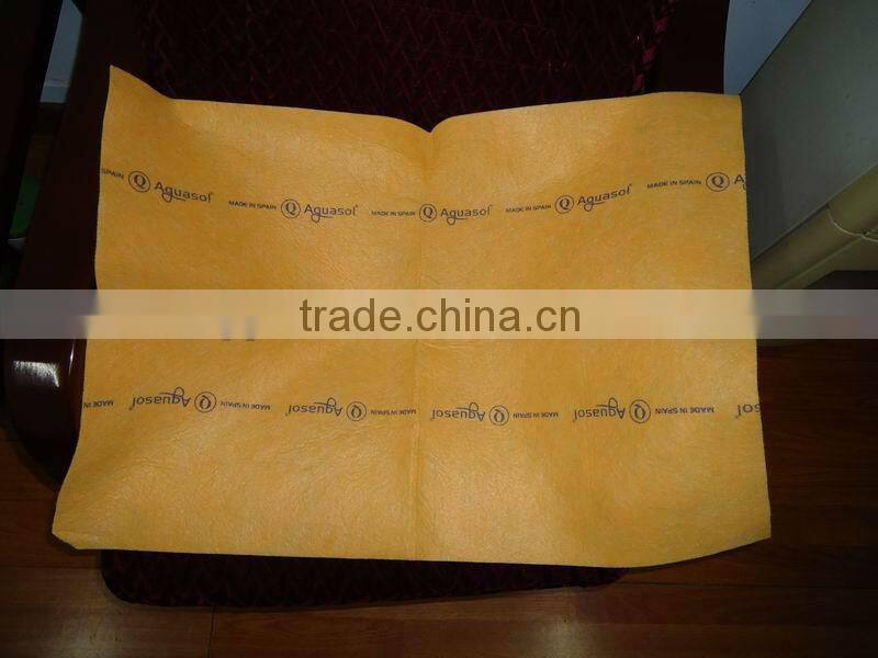 Super absorbent needle punched non-woven floor cleaning cloth with logo