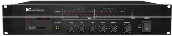 ITC T-240MX Series 240W 350W 480W 650W 5 Zone Mixer Amplifier with USB