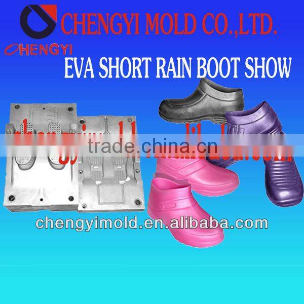 2013 new trendency design for eva injection rainboot shoe mold