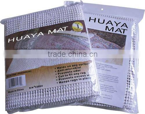 PVC Mesh Non Slip Rug Underlay with Carry Bag