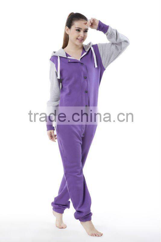 Adult one piece onesie jumpsuit