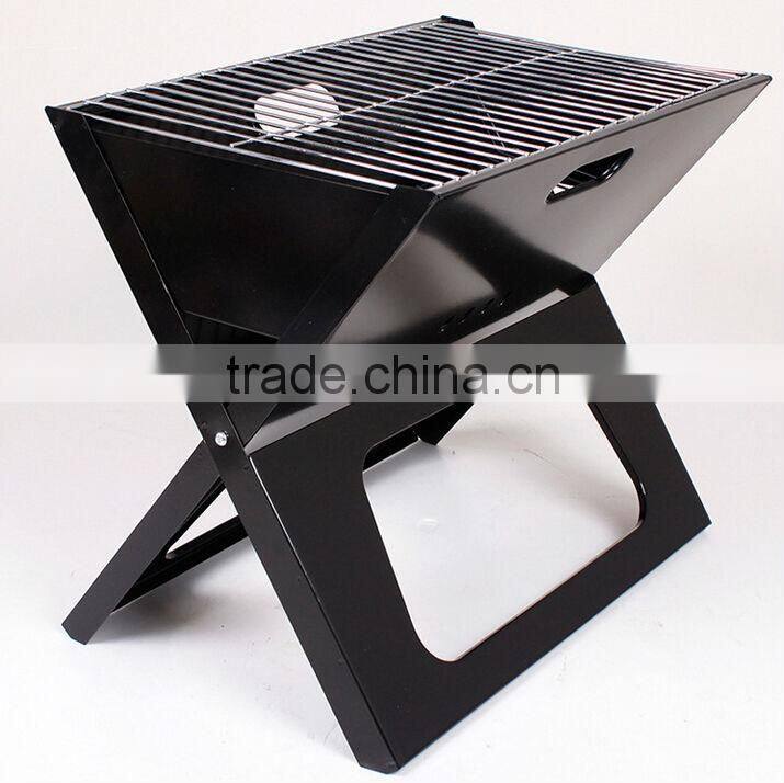 X-type BBQ grill outdoor portable folding barbecue grill