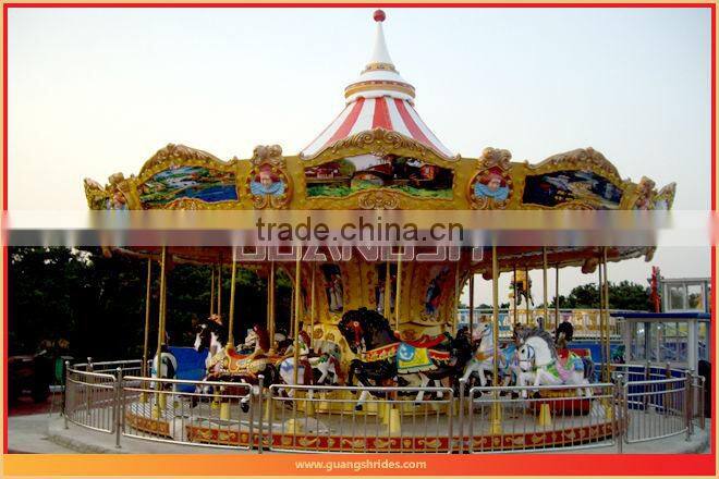 popular! luxury playground merry go round for sale with LED lights