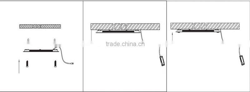 600*600 40W Dimmable 0-10V&Push silm led square panel light lighting with CE RoHS flicker free driver
