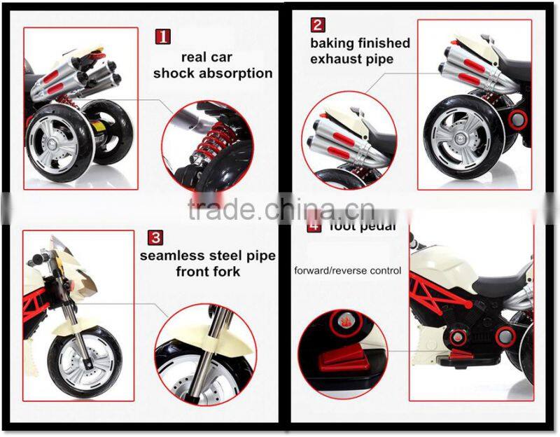 Easy assembled kids electric motorcycle