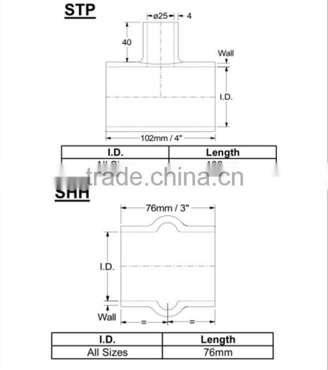 Ronen 45degree silicone hose for auto