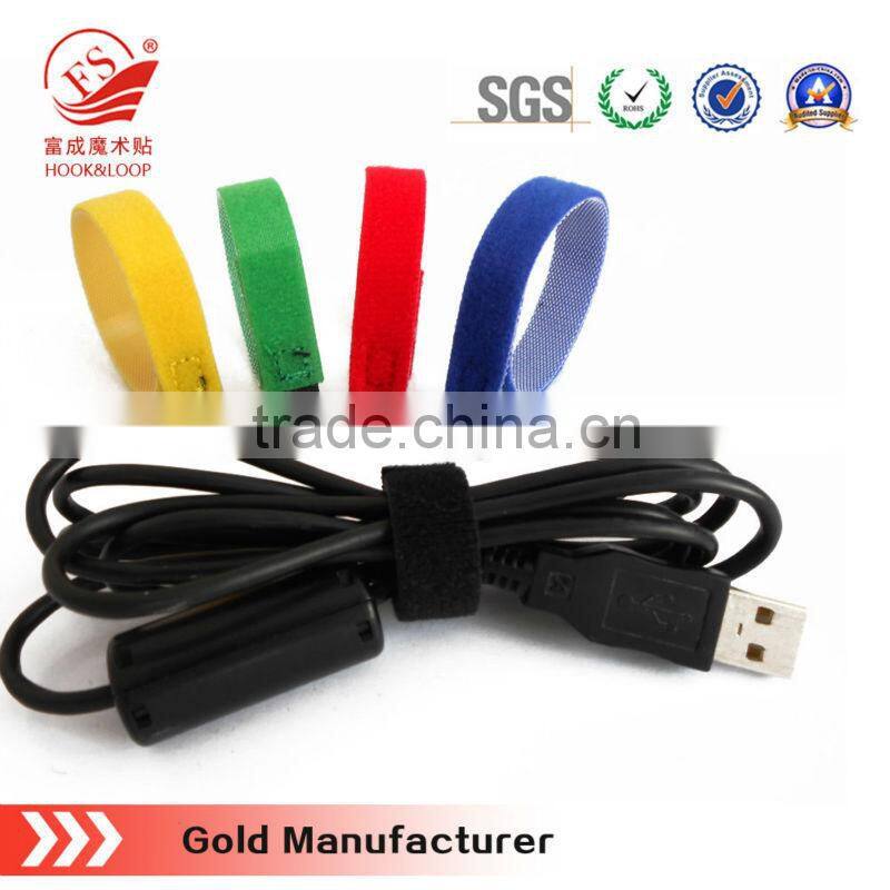 Nylon Back to back hook and loop fixture strap