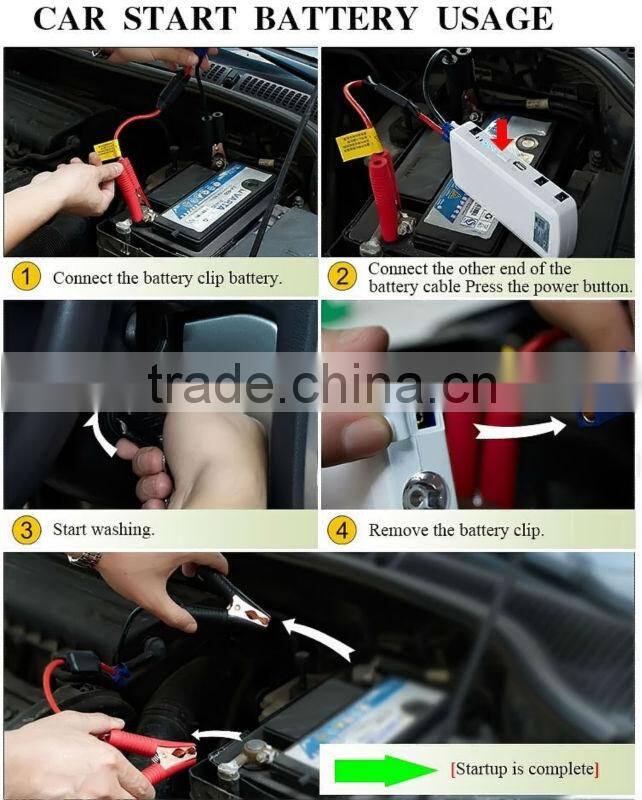 Hot sale new portable power bank 12V 2500mah small size easy carry for cars/iphone/ipad/laptop computers with flashlights