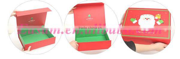 Professional custome christmas gift box packaging/flip top box for christmas
