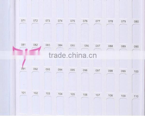 120 216 308 colors nail gel polish color chart book