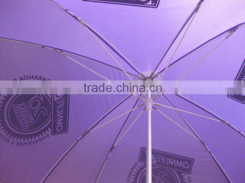 polyester with silver coating double rib reinforced square umbrella