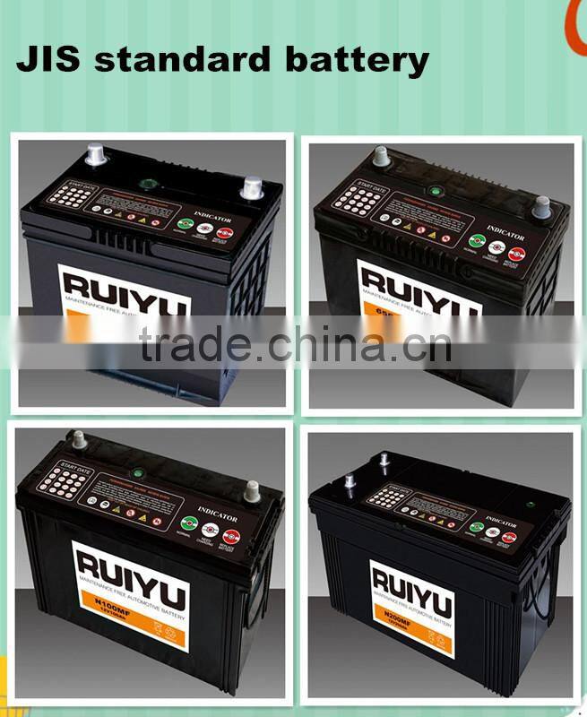 Hot sale competitive price korea quality DIN75 lead acid battery