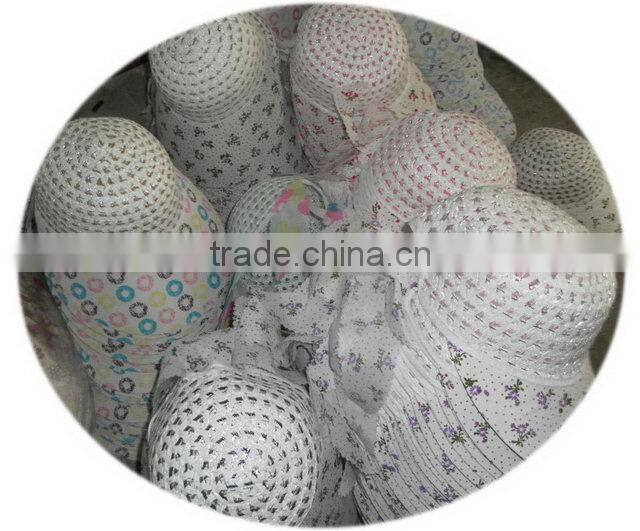 Newly Fast Delivery paper grass straw summer beach sun hat
