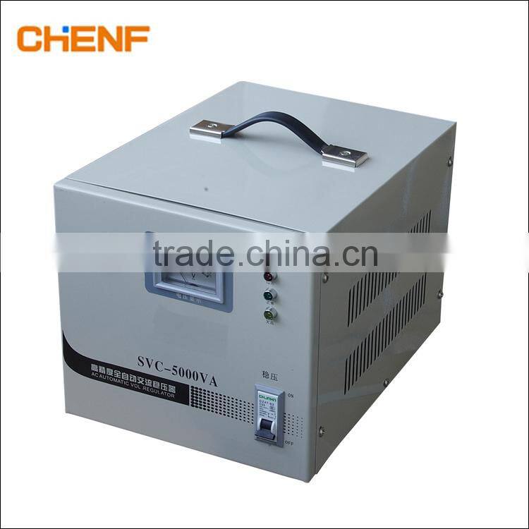 high quantity SVC-5000w CE ROHS approved 5KVA svc 250V ac single phase regulator factory price