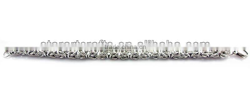 AB174 hand-knitted bracelet, fashion stainless steel bracelets for summer