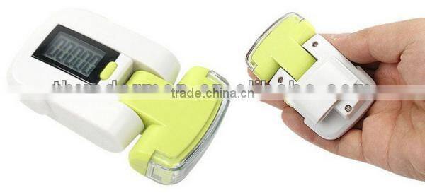 LCD Display Multifunctional Pedometer,digital led flashlight pedometer