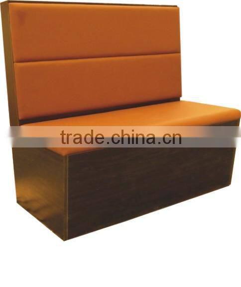 Fastfood Pu Leather Dining Sofa DJ-K813A-H