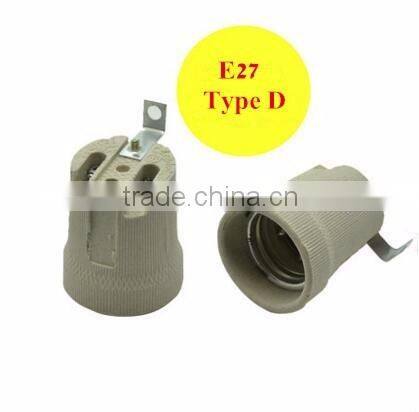 Porcelain Ceramics E27 light bulb lamp socket base holder