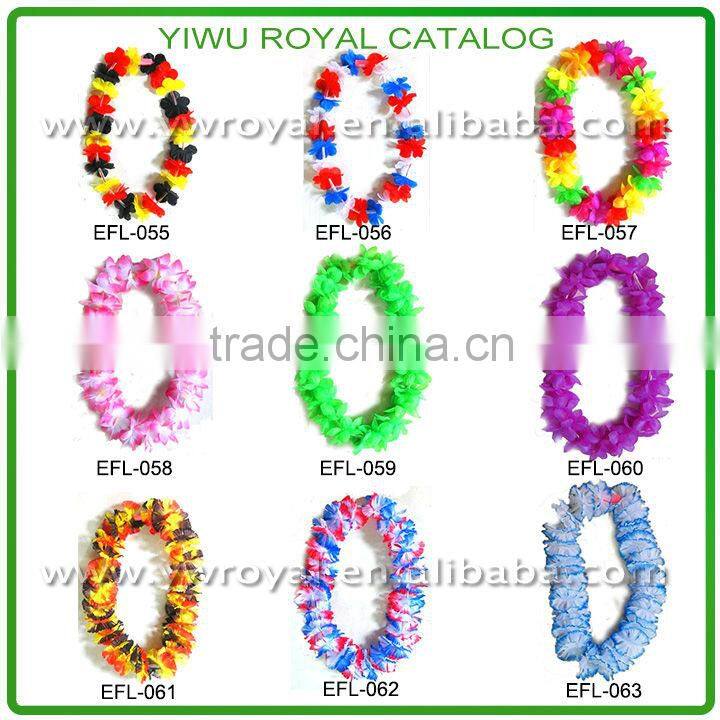 Germany Party Decoration Silk Flower Hawaiian Leis Wholesale