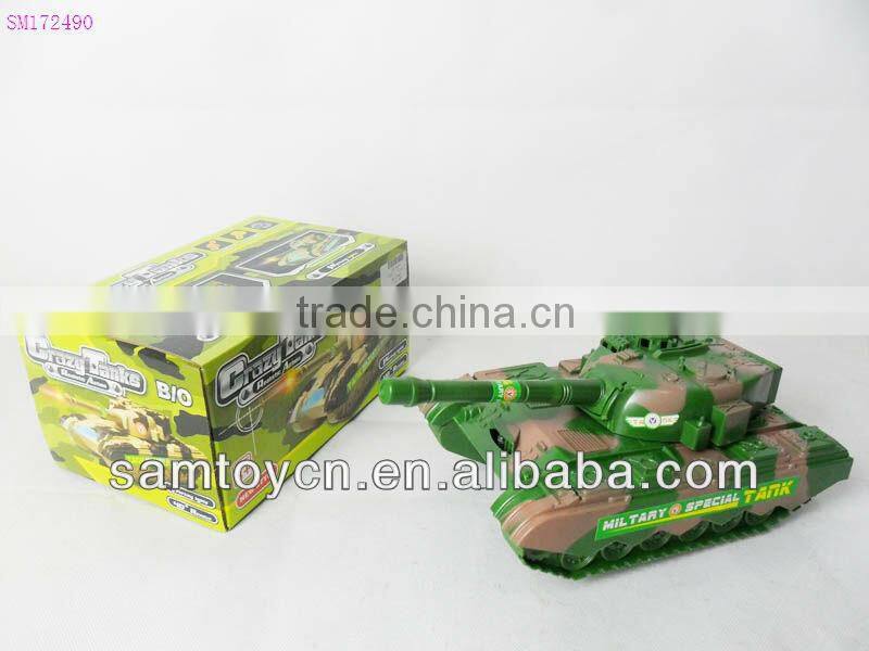 B/O Universal Toy Army Tank With Light & Music