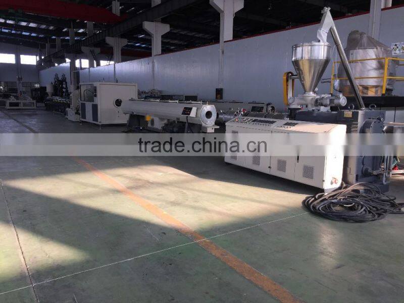 Plastic PVC drainage pipe extrusion machine