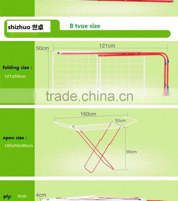 hot sale aluminum foldway folding laundry rack clothes drying rack