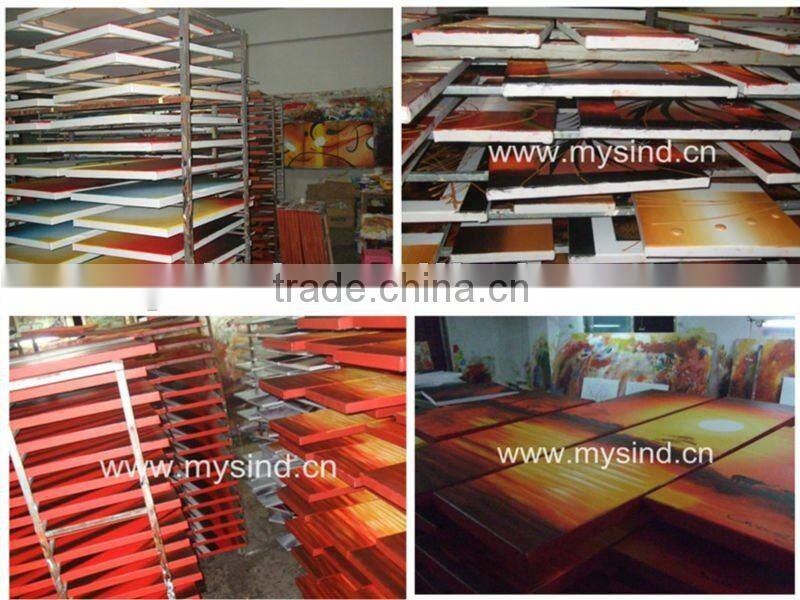 abstract handmade oil paintings of butterflies