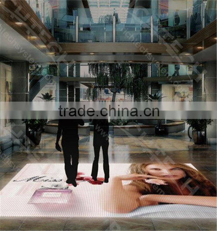 Richtech interactive projection floor dance for kids, amusement, shopping mall