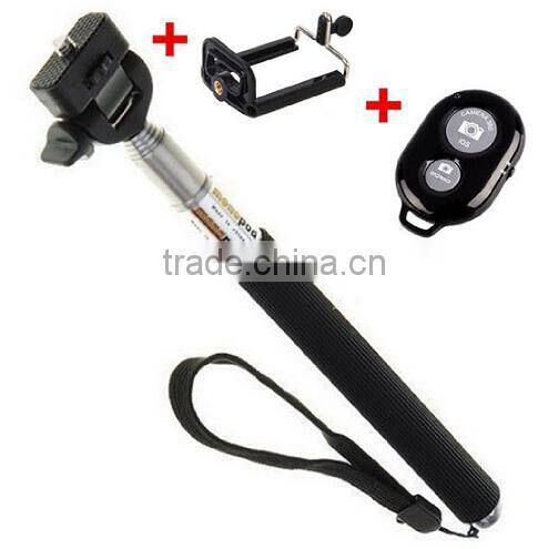 Cheap handheld bluetooth camera wireless monopod with remote shutter
