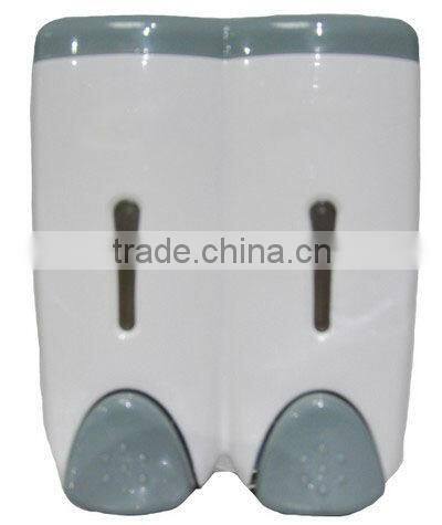 Manual Liquid Soap Dispenser 260ml*2 Wall-Mounted ABS Pump double-Head (DS1515)