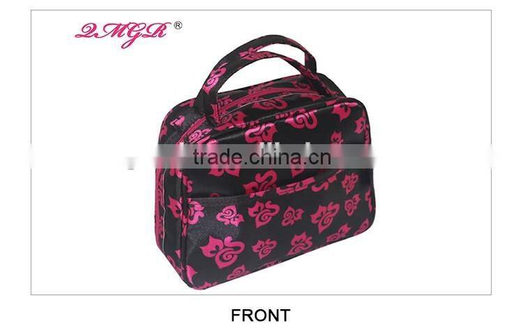 Hot sale Fashion Various color Satin cosmetic bag