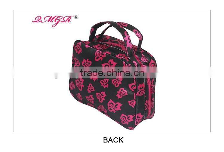 Hot sale Fashion Various color Satin cosmetic bag