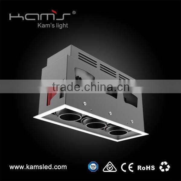 Unique design ceiling downlight suspended cob led light grid light fixture