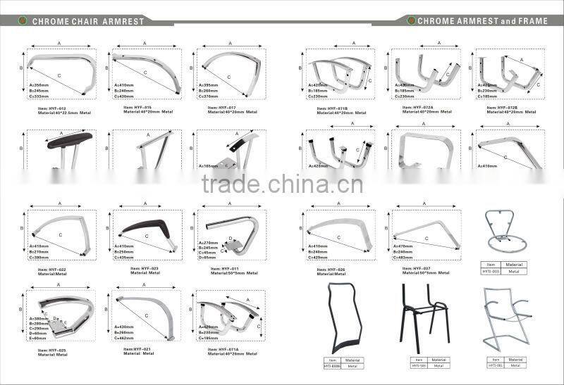 Plastic Material chair armrest
