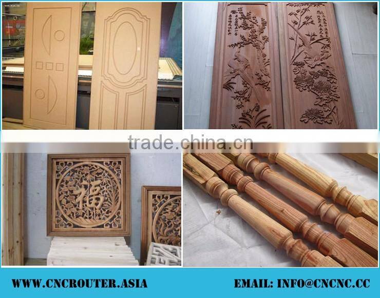 3200W 450MM Z Axis Wood Door Engraving Machine CNC Router 1325 With 4 Axis DSP Offline Control Dust Collector 1300*2500MM