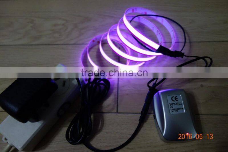 AC110V-240V Sound control Inverter lighting decoration Blue 1500mmX10mm EL tape
