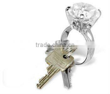 whosale diamond ring key chain perfect for wedding