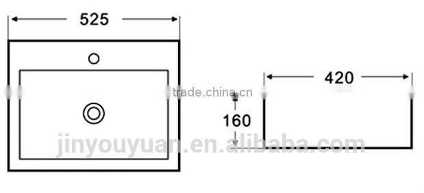 Y817 Art Basins; Art Basin Above Counter Mounting Cheap Basins Bathroom Sink
