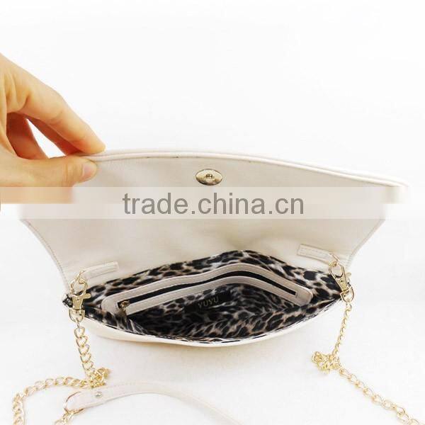 Floral style pu leather bag for women