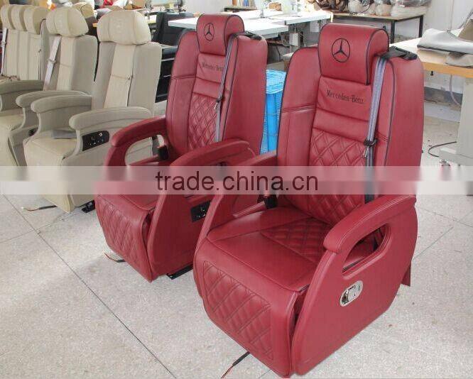 Hot selling single electric auto seat/ customized seat/luxury car seat for kinds of MPV with CCC standard