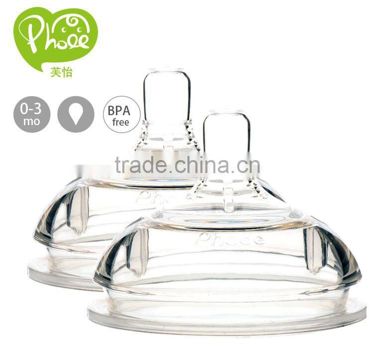 BPA free LSR nipple silicone nipple for baby bottle