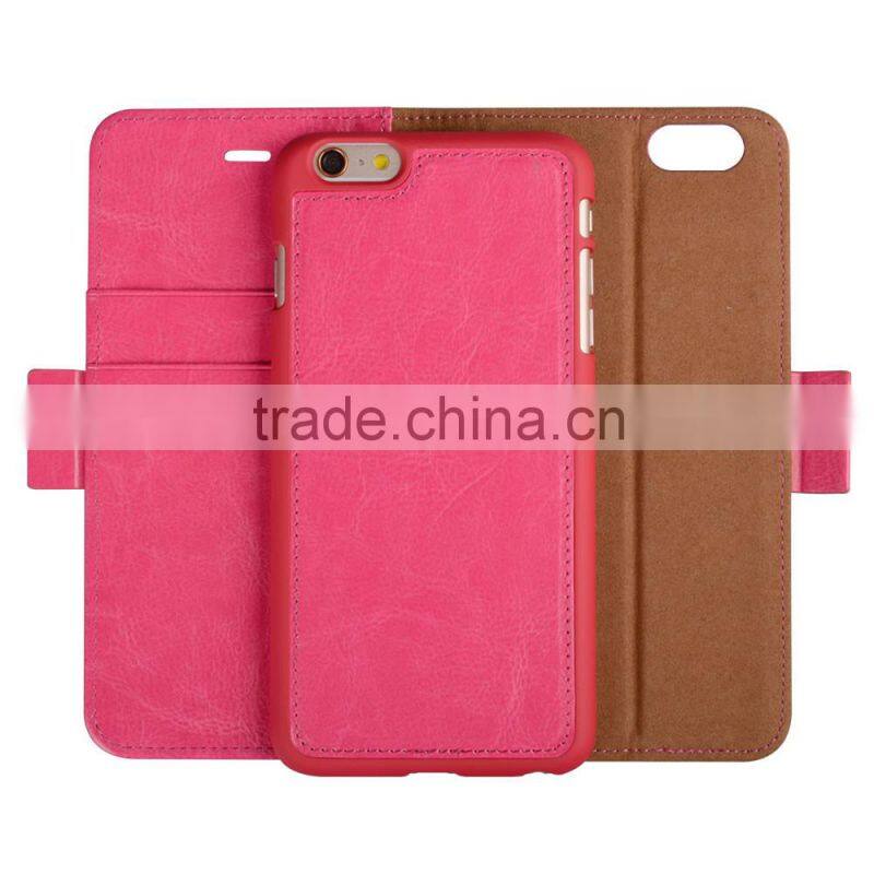 C&T Detachable Leather PU Flip Wallet Case Folio Stand Cover for HTC 10