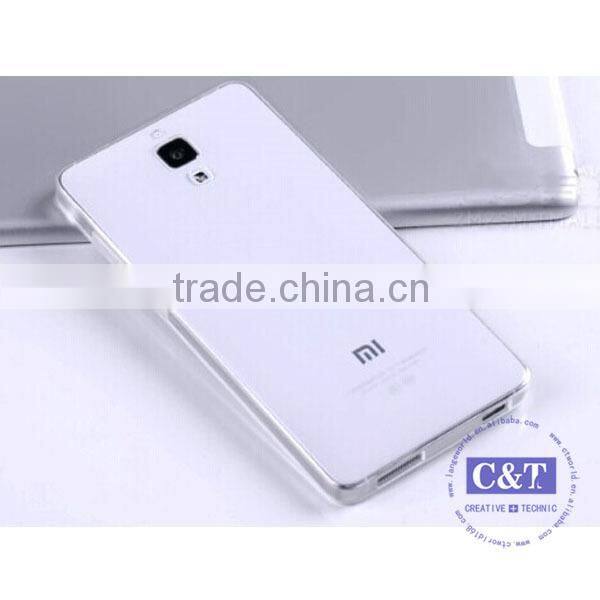 C&T New product clear gel tpu mobile cell phone accessory for xiaomi mi 4