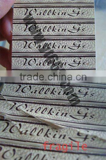 Brittle security seal sticker