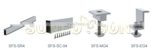 aluminum solar carport mount rack pv panel mounting system