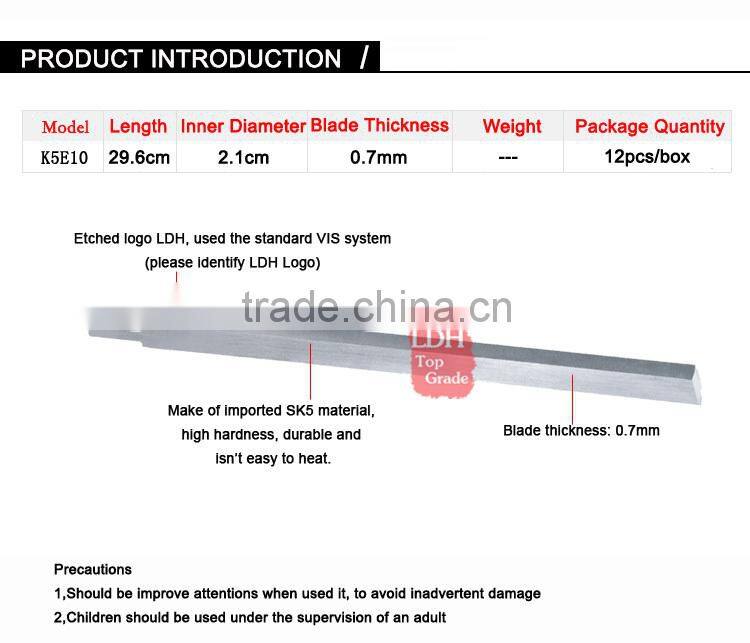 supplier cloth leather cutting change replacement machine cutting blade