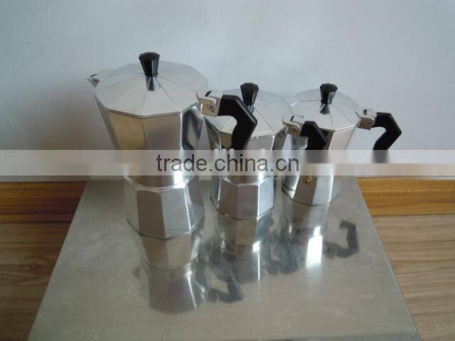 6 cup hot sale classic eco-friendly feature Italy style expresso coffee maker aluminium coffee pot