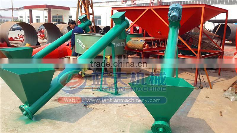 High production capacity sawdust powder dry powder small screw conveyor
